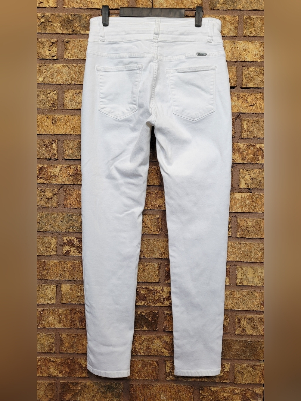KanCan White High-Rise Skinny Jeans Stretch Button Fly Size 29 - Picture 4 of 11